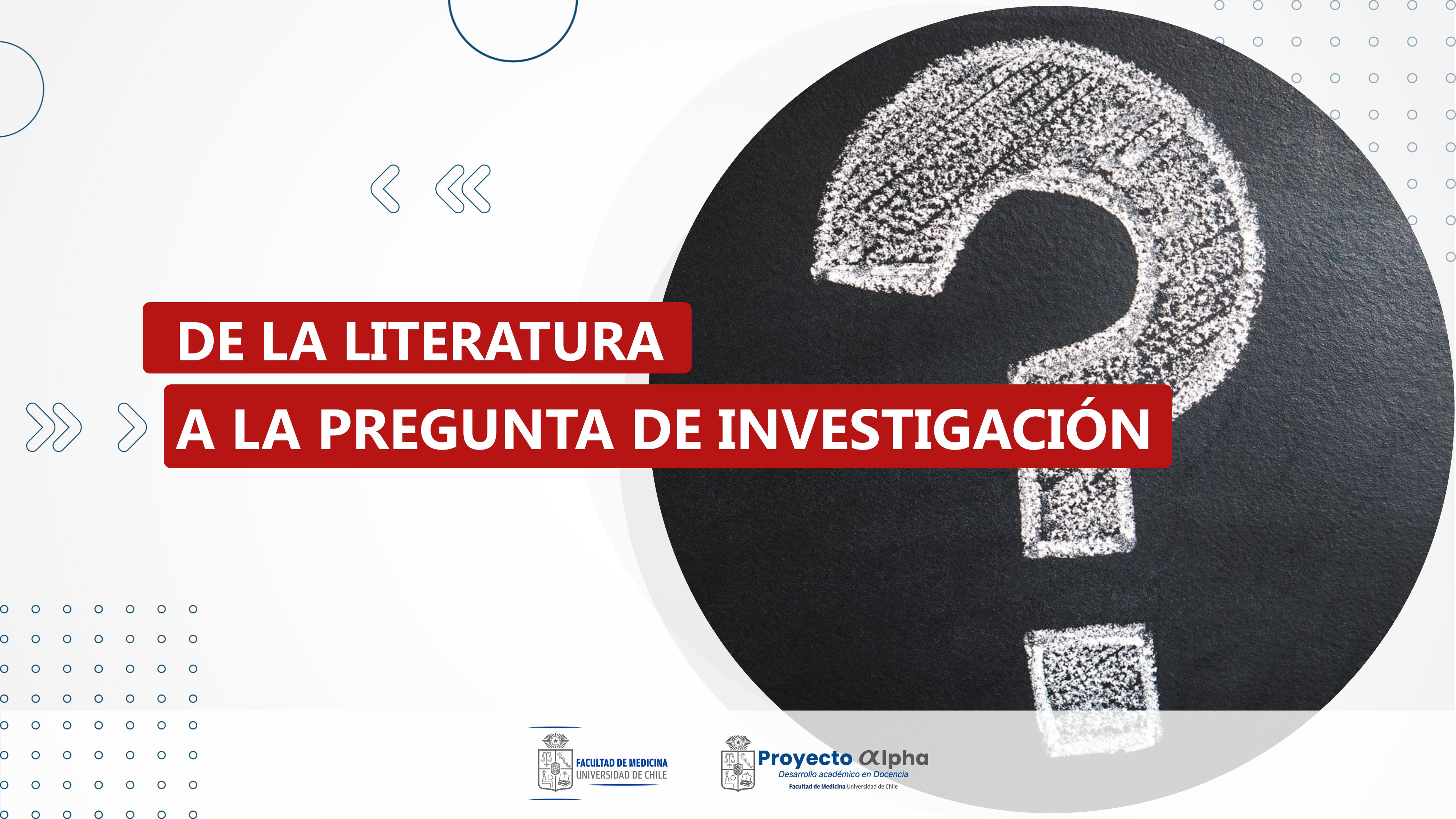 De la Literatura a la Pregunta de Investigación LITPR1